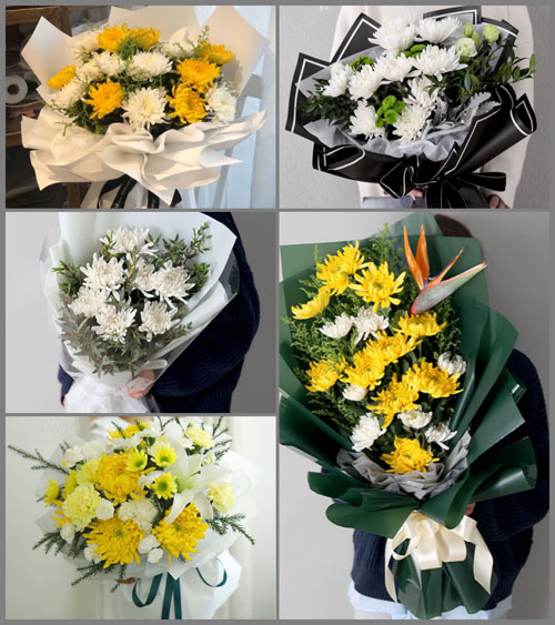 广东梅州市五华县安流镇福西村白事花束代送